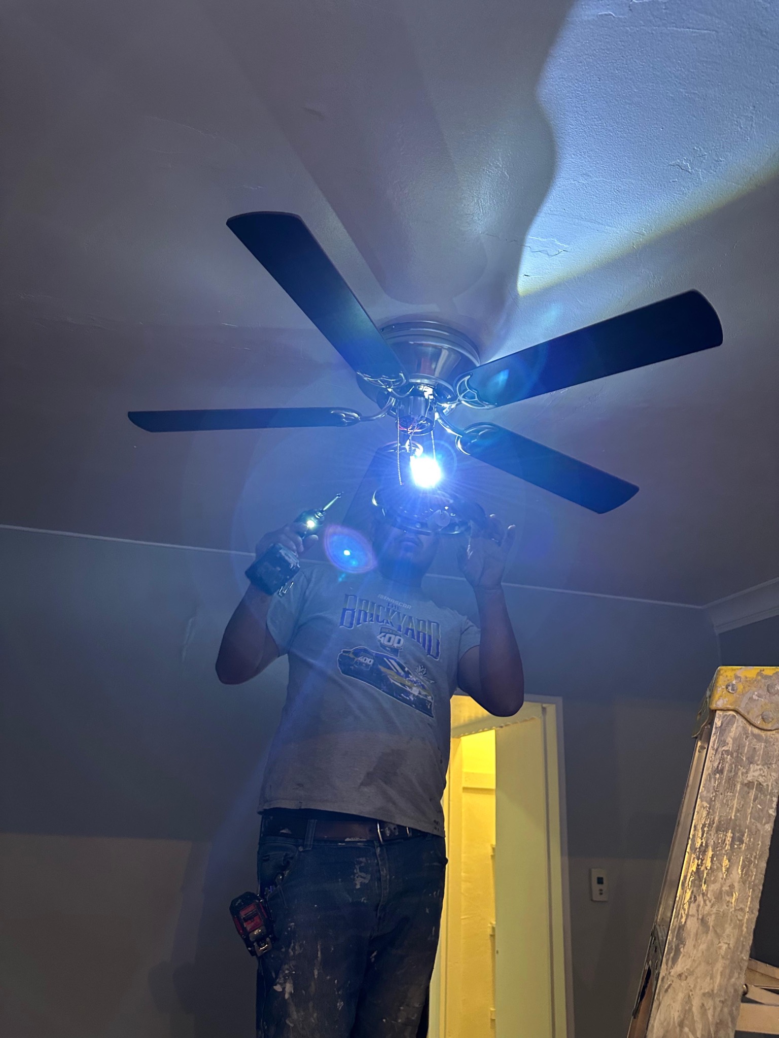 Ceiling Fan Light Installation